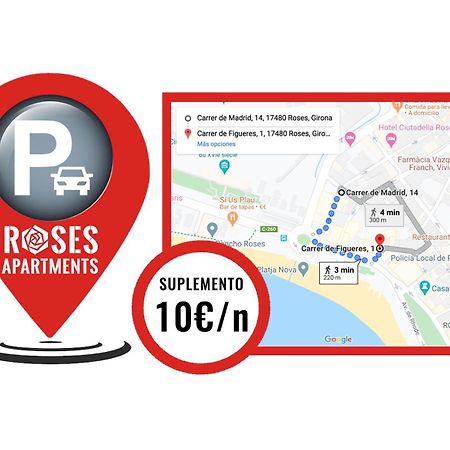 Roses Apartments Ocean 2 Habitaciones Vista Mar Lateral Ngoại thất bức ảnh