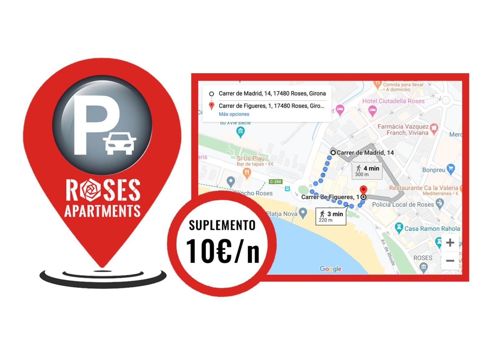 Roses Apartments Ocean 2 Habitaciones Vista Mar Lateral Ngoại thất bức ảnh